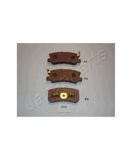 Japanparts Колодки дисковые задние