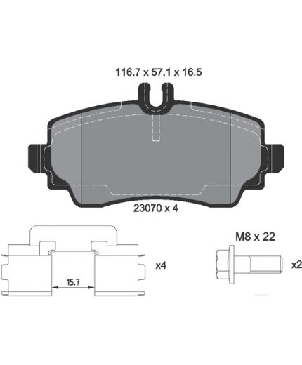 Textar Колодки дисковые