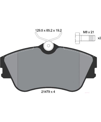 Textar Колодки дисковые