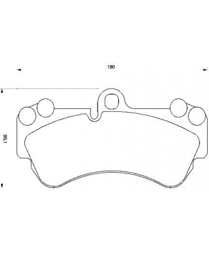 BOSCH Колодки дисковые передние