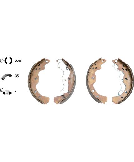 Textar Колодки барабанные задние Фото 2