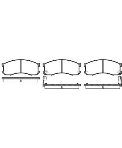 REMSA Колодки дисковые