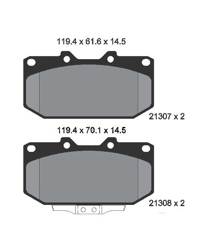 Textar Колодки дисковые Фото 2