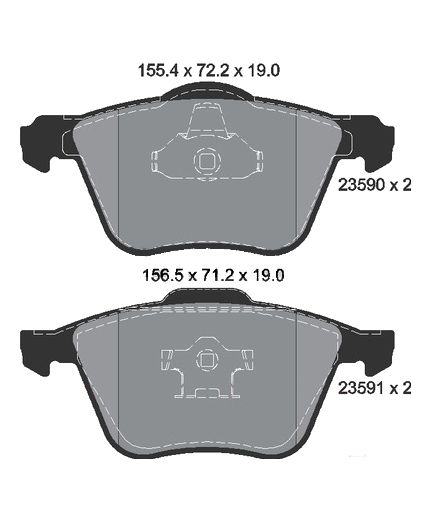 Textar Колодки дисковые передние Фото 2