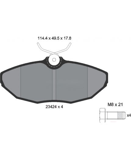 Textar Колодки дисковые