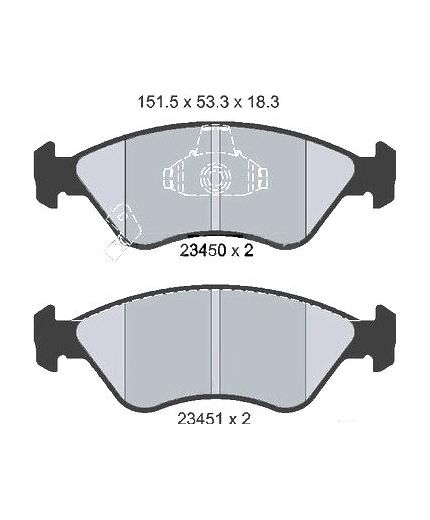 Textar Колодки дисковые