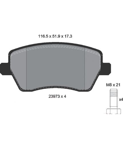 Textar Колодки дисковые передние Фото 2