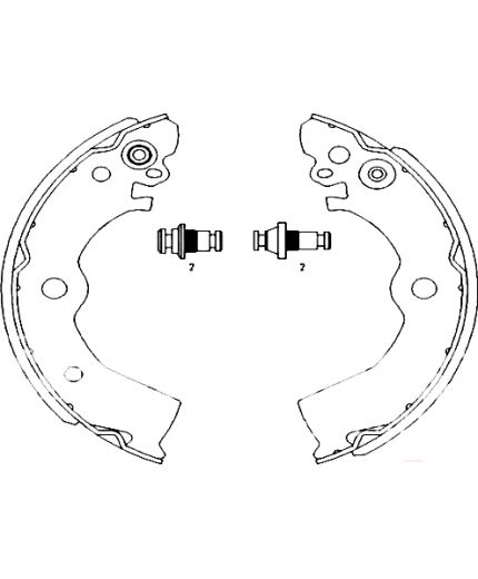 NIPPARTS Колодки дисковые
