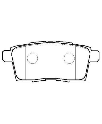 HSB Колодки дисковые задние