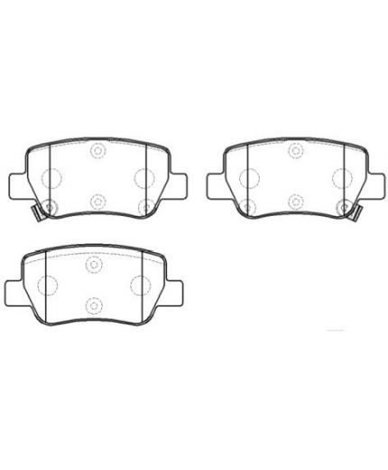 HSB Колодки дисковые задние