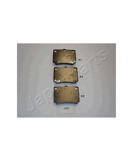 Japanparts Колодки дисковые задние