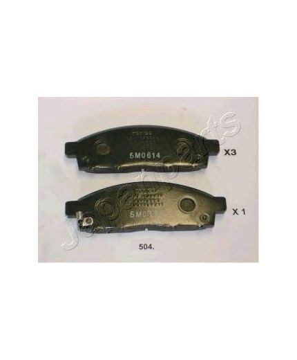 Japanparts Колодки дисковые передние