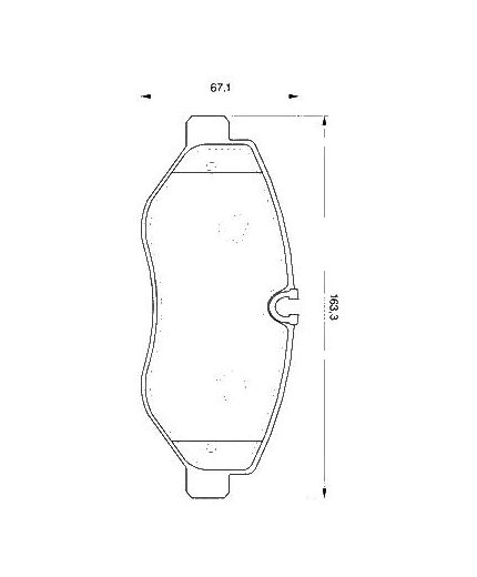 BOSCH Колодки дисковые передние