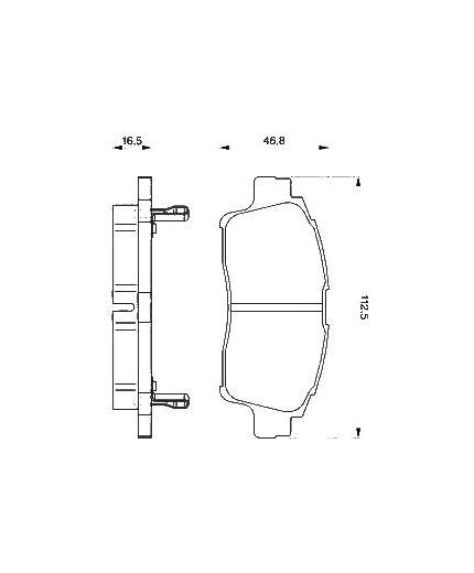 BOSCH Колодки дисковые передние