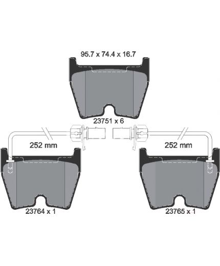 Textar Колодки дисковые