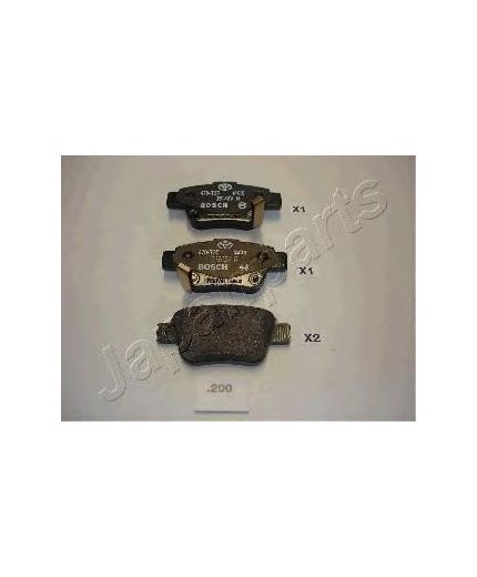 Japanparts Колодки дисковые задние