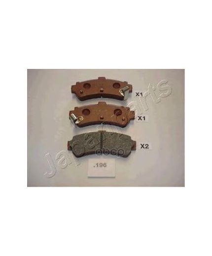 Japanparts Колодки дисковые задние