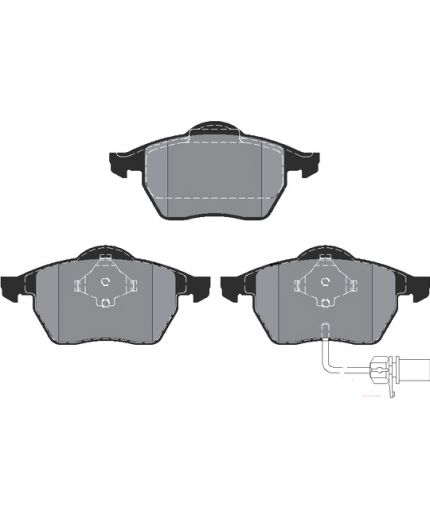 Textar Колодки дисковые передние