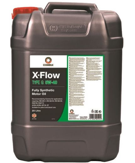 Моторное масло COMMA X-FLOW TYPE G 5W-40 20л