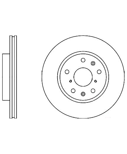 BOSCH Тормозной диск передний Фото 2