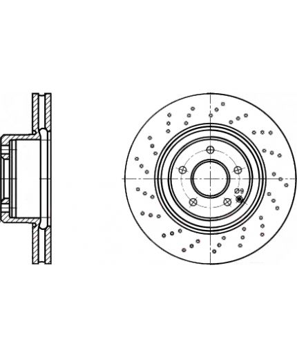 ATE Тормозной диск передний Фото 2