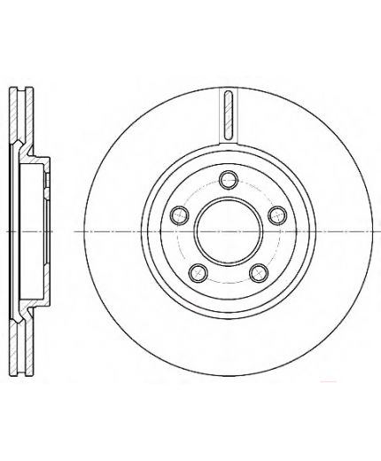 REMSA Тормозной диск передний