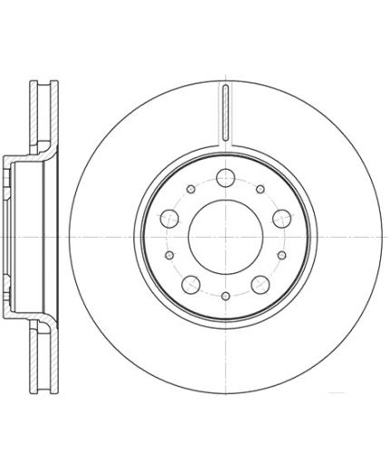 REMSA Тормозной диск передний