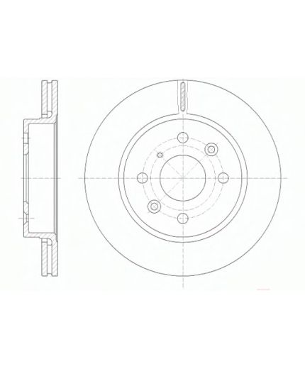 REMSA Тормозной диск передний