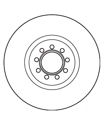 TRW Тормозной диск передний Фото 2