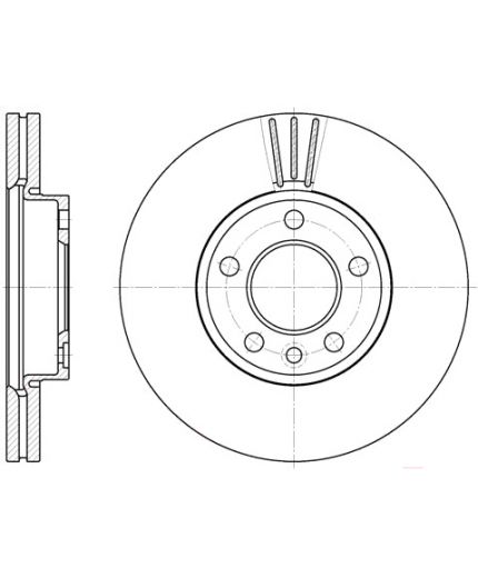 REMSA Тормозной диск передний