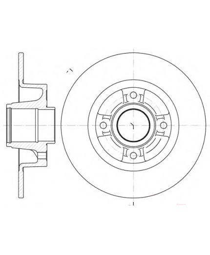 REMSA Тормозной диск задний