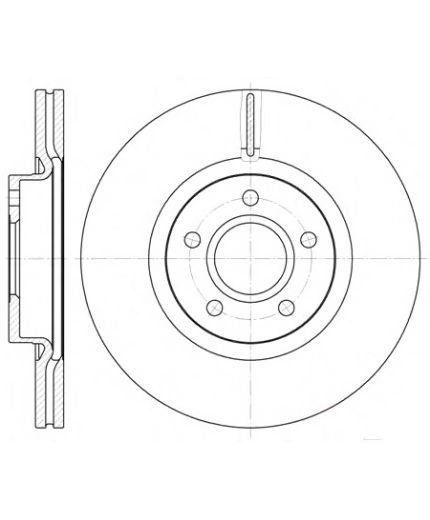 REMSA Тормозной диск передний
