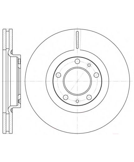REMSA Тормозной диск передний