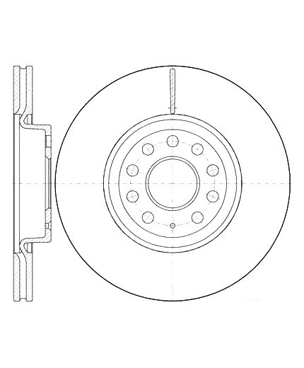 REMSA Тормозной диск передний Фото 2