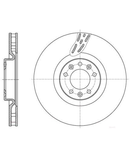 REMSA Тормозной диск передний