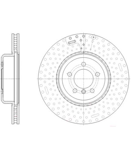 REMSA Тормозной диск передний