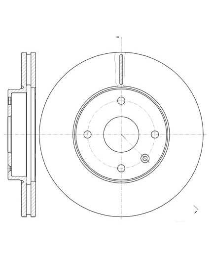 REMSA Тормозной диск передний