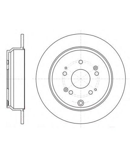 REMSA Тормозной диск задний