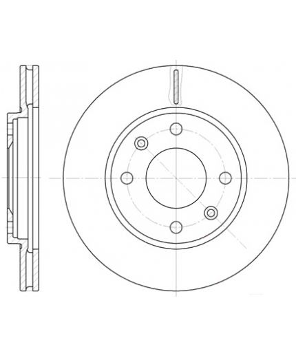 REMSA Тормозной диск передний