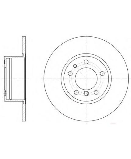 REMSA Тормозной диск передний