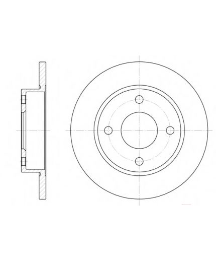 REMSA Тормозной диск передний