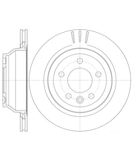 REMSA Тормозной диск задний