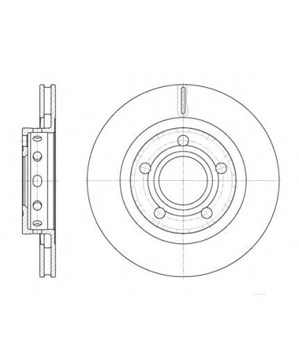 REMSA Тормозной диск задний