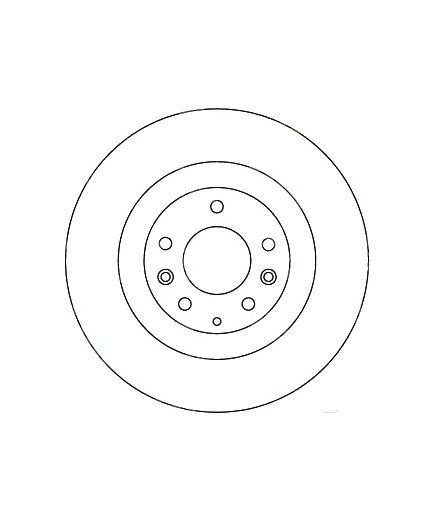 TRW Тормозной диск передний