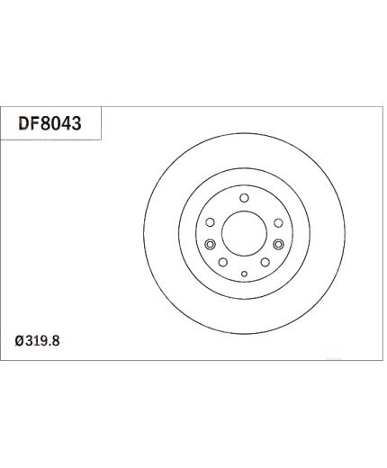 TRW Тормозной диск передний Фото 2