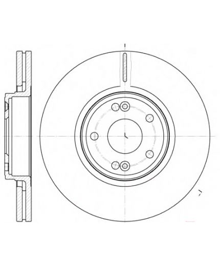 REMSA Тормозной диск передний