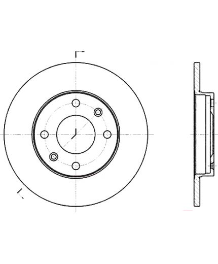 Stellox Тормозной диск передний
