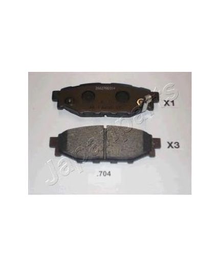 Japanparts Колодки дисковые задние