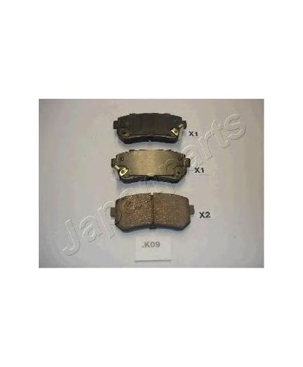 Japanparts Колодки дисковые задние