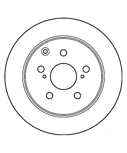 TRW Тормозной диск задний Фото 2